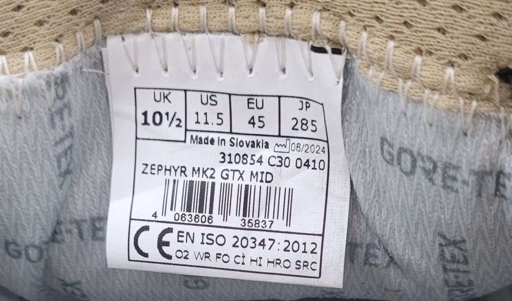 Lowa Zephyr MK2 Desert GTX 45