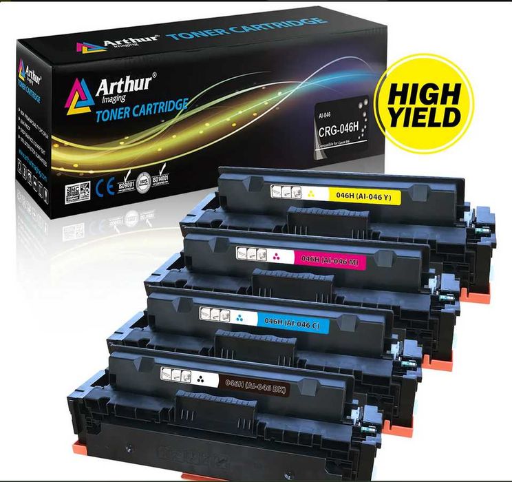 Комплект картриджей  CANON 046H   ( 4шт. -CMYK - 5000/6300 стр.)