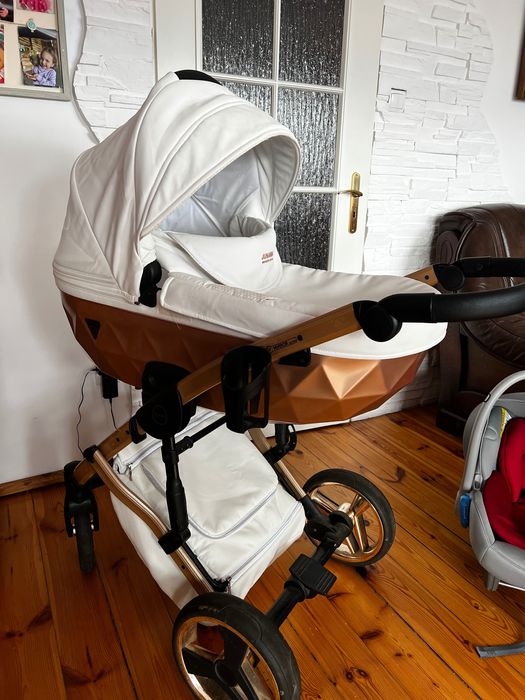 Wózek junama mirror satin plus nosidełko/fotelik avionaut