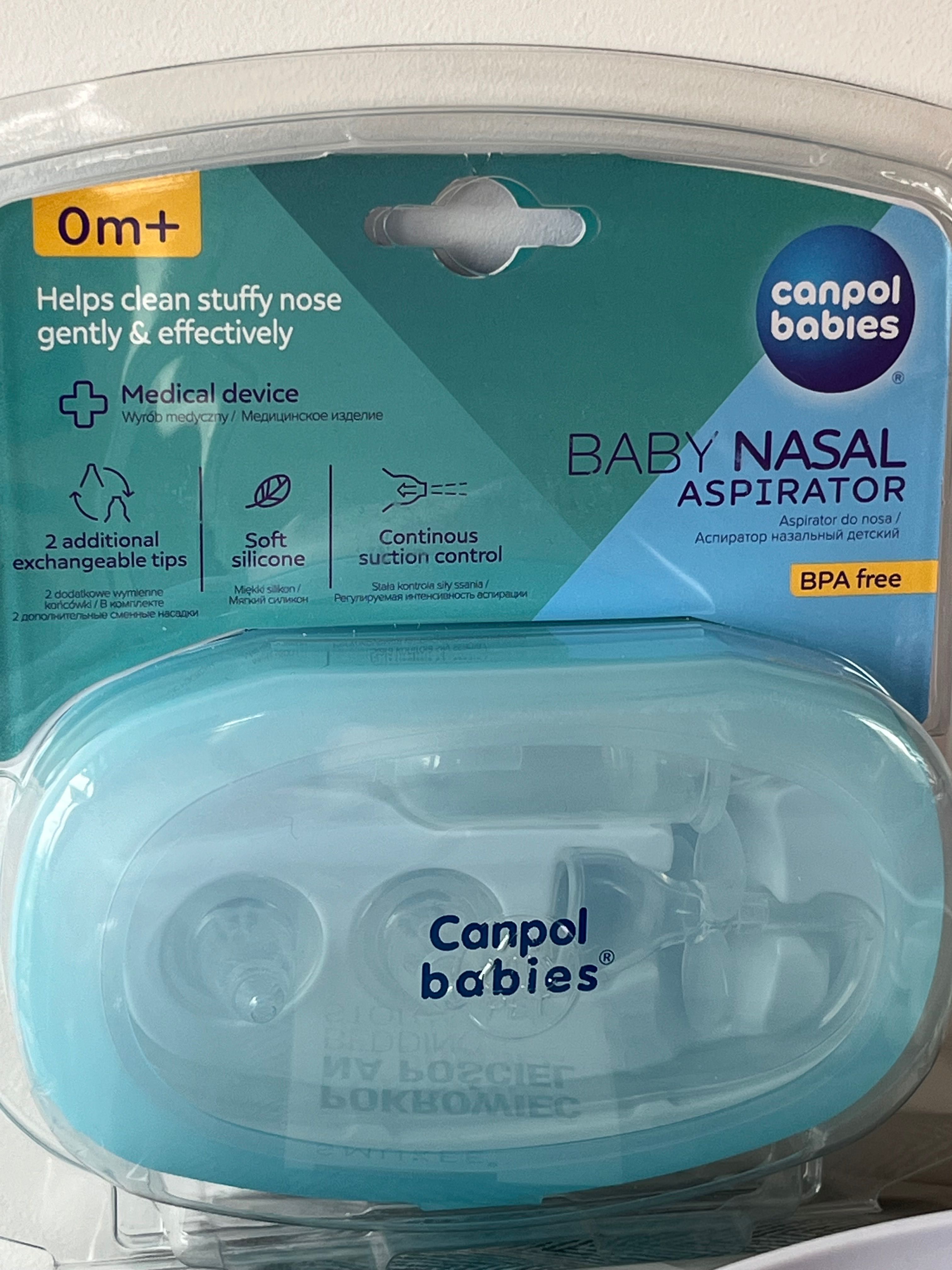 Canpol Babies, aspirator do nosa dla dzieci + etui