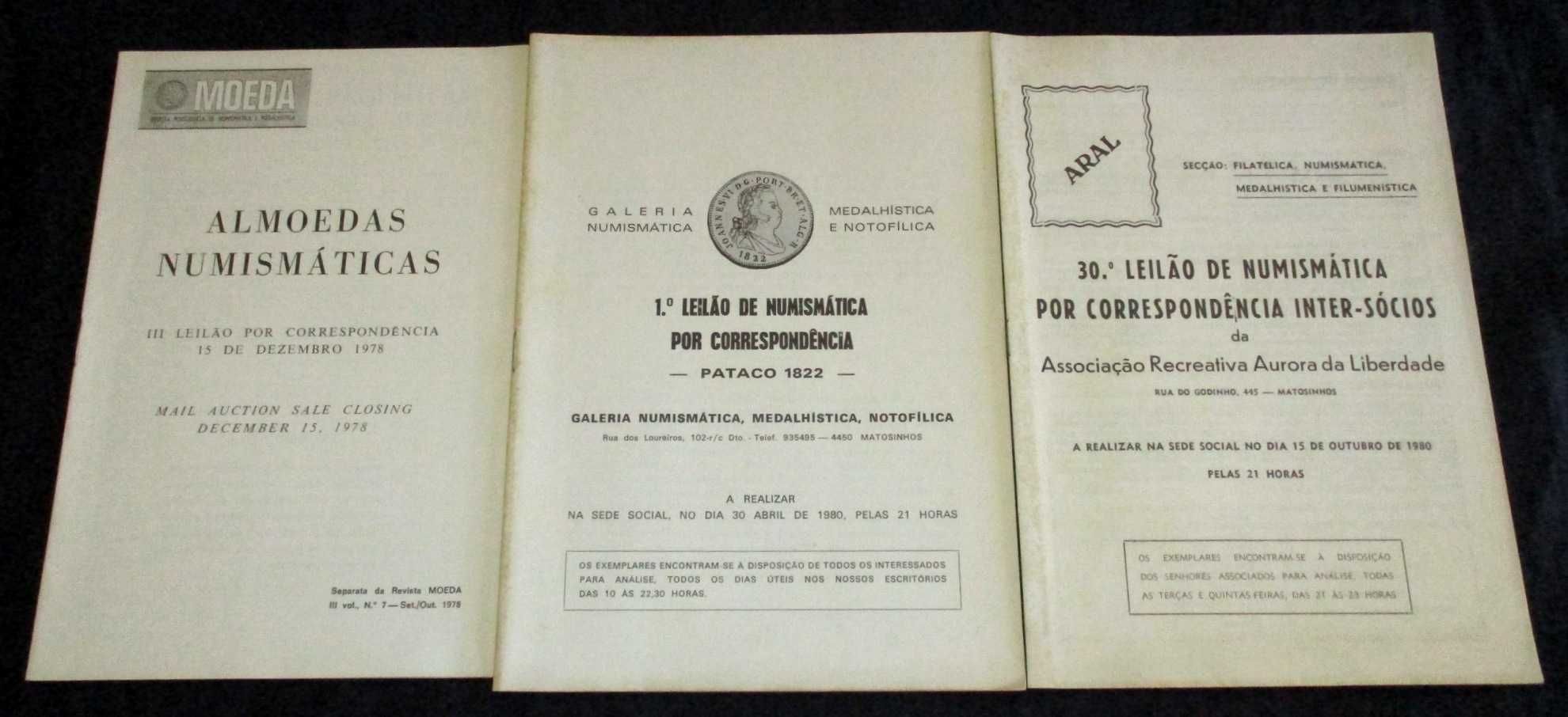 Livros Leilão por Correspondência Numismática