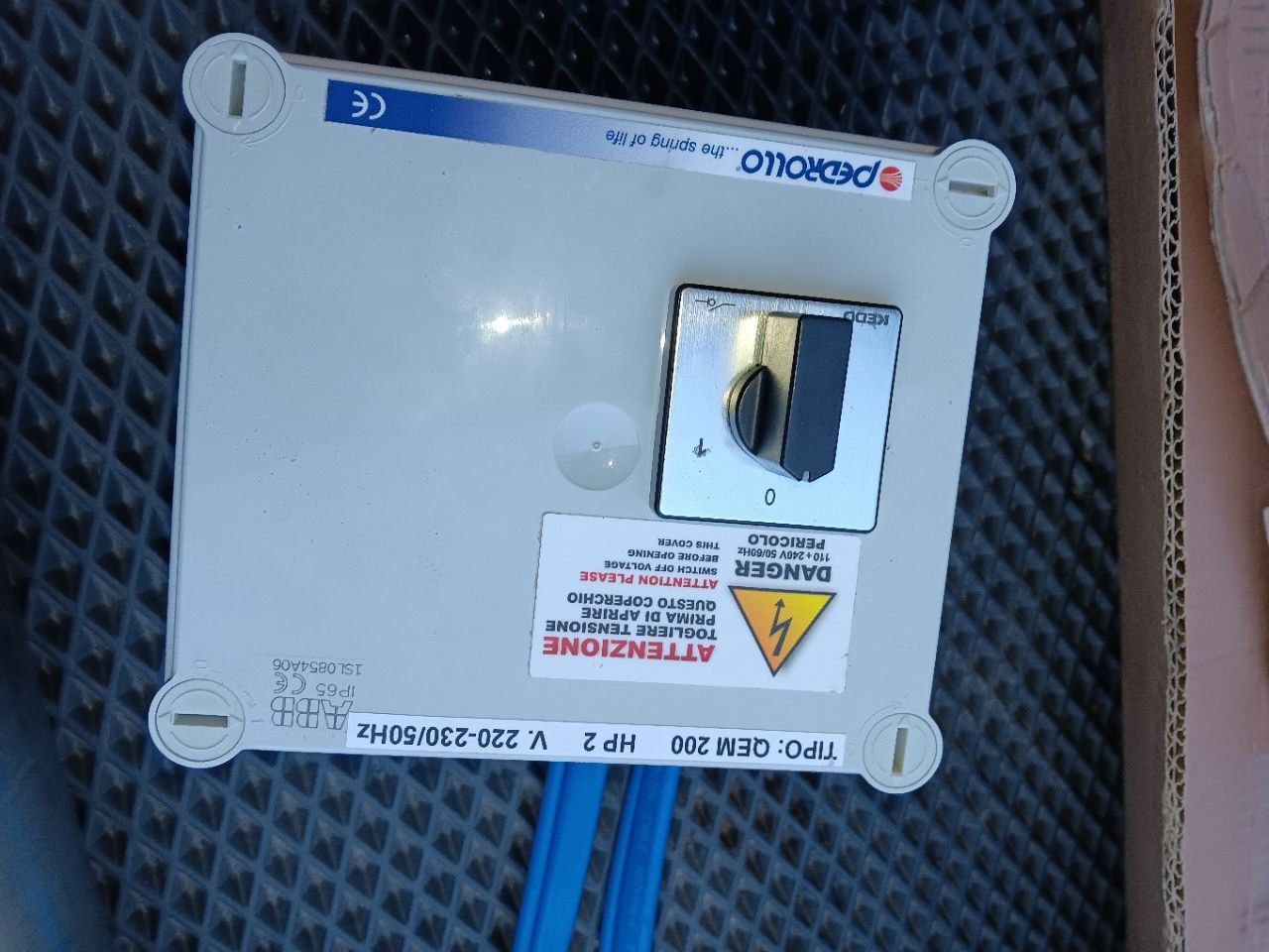 Глибинний насос NEP 4 SS 6/14 Pedrollo QEM 200 Пульт