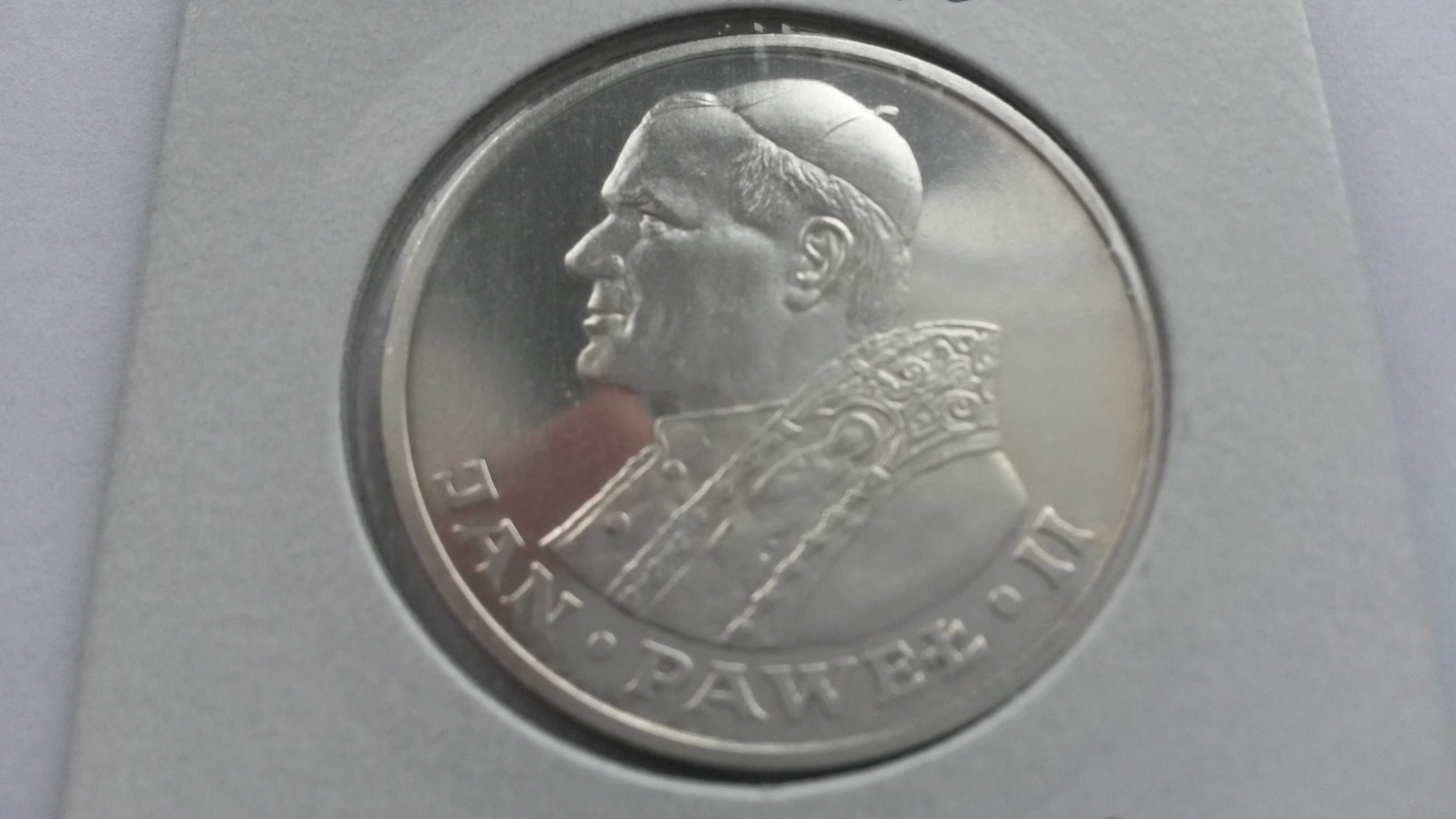 Moneta kolekcjonerska 1000 zł srebrna lustrzanka Jan Paweł II 1982 r.
