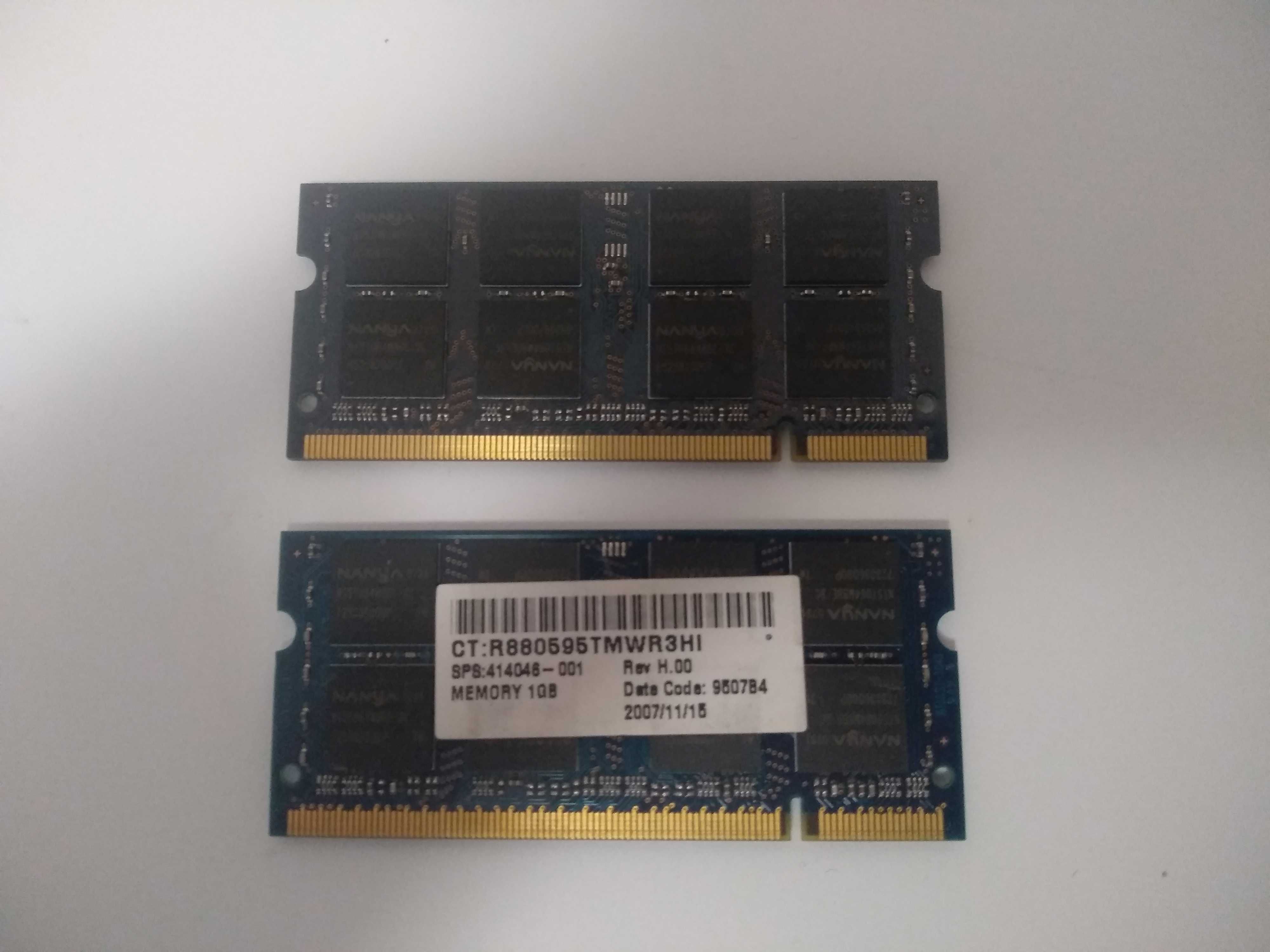 DDR2-1 Гб - оперативная память к ноутбуку