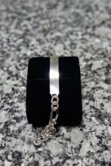 Pulseira em prata com possível gravação