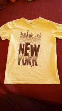 Koszulka zielona t-shirt NY 134 140