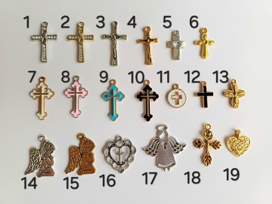 Różaniec dziesiątka z imieniem Imię na Chrzest Komunia podziękowanie