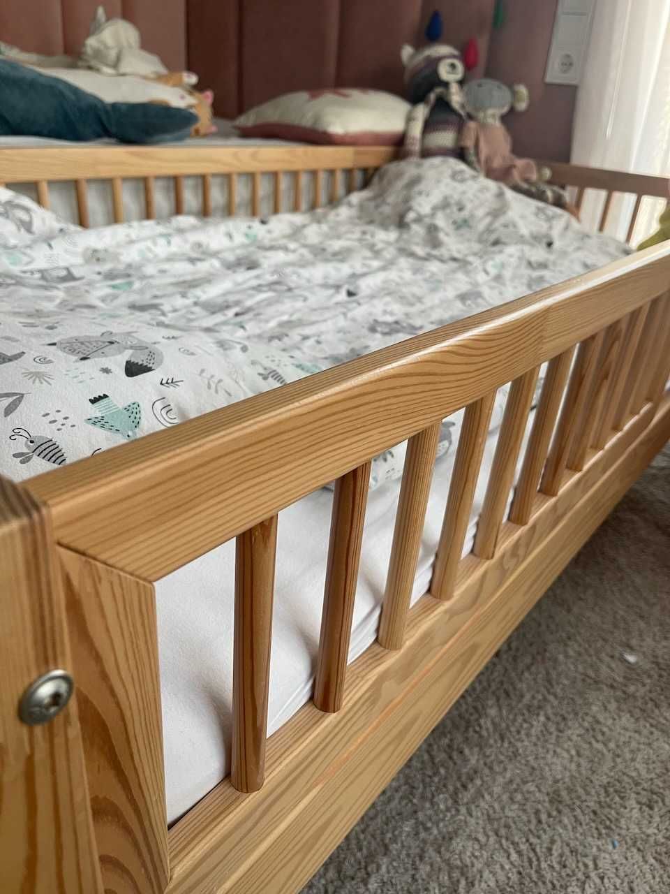 Łóżko dziecięce LULETTO 160x80 + materac i ochraniacze