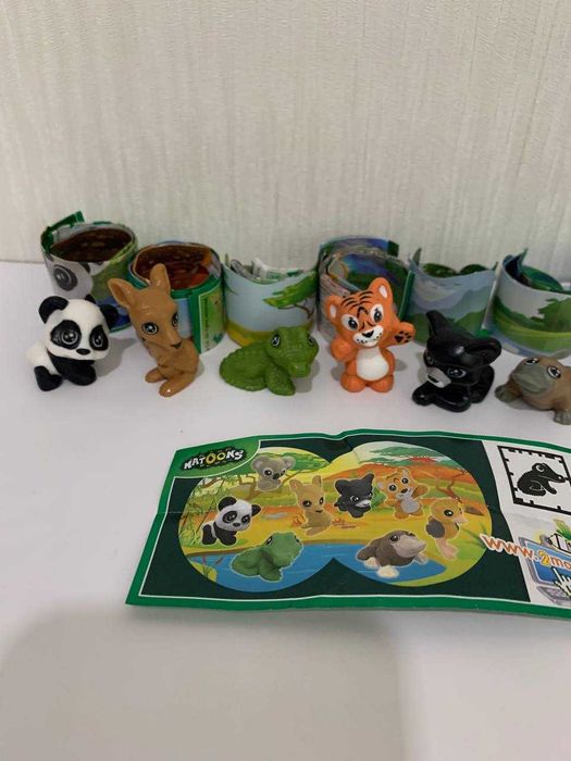 Серия животные киндер сюрприз