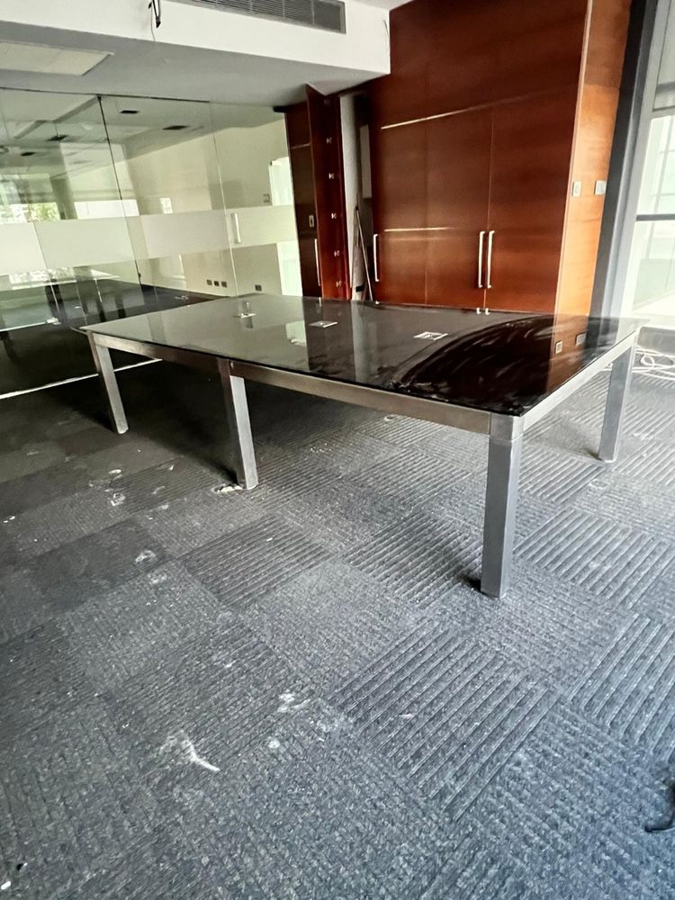 Stół konferencyjny, stół ze szklanym blatem