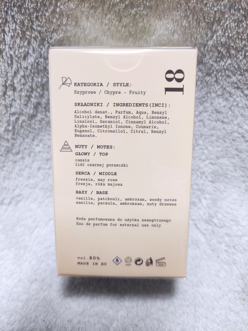 Nowa perfuma woda perfumowana Made in Lab nr 18 50ml Si Armani