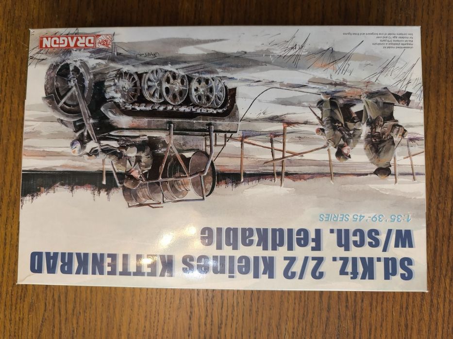 Model do sklejania Dragon 6128 Sd.Kfz. 2/2 kl.KETTENKRAD Feldkable