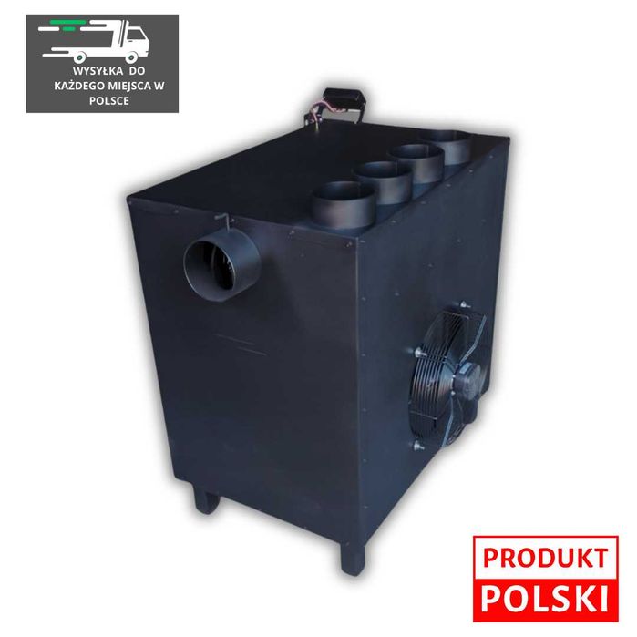 Piec nadmuchowy Nowy  65kW, duże palenisko + pełne sterowanie pracą