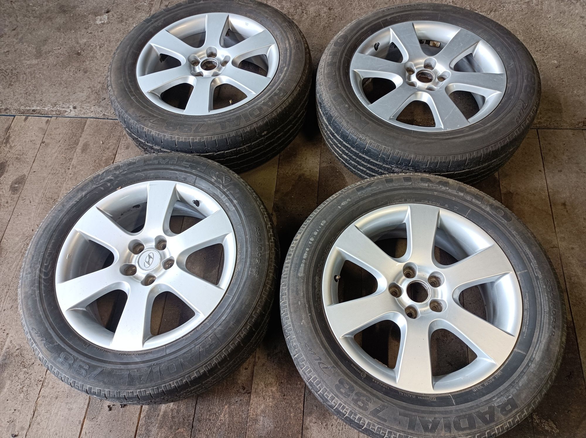 Alufelgi koła 5x114,3 18 Hyundai Santa Fe Tucson Sontana ix35 felgi