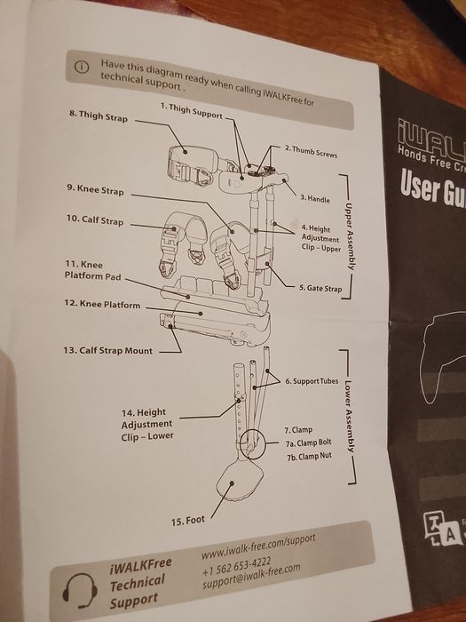 Костыль свободные руки