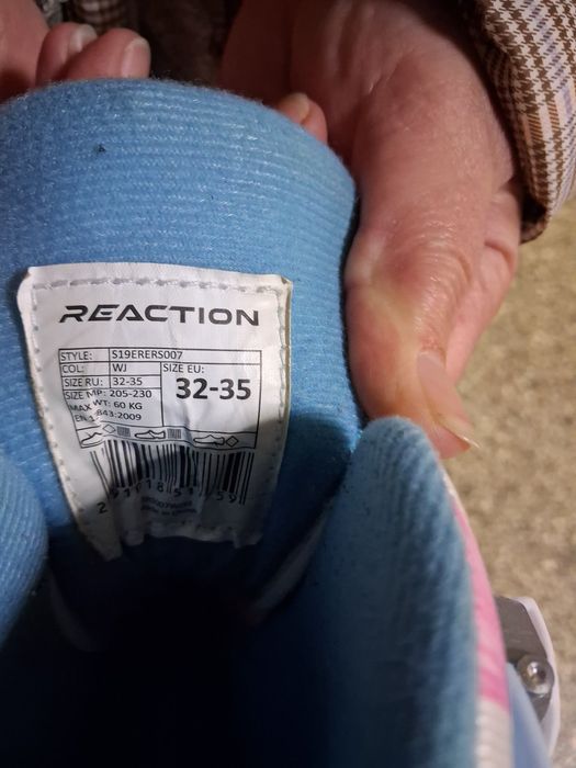 Детские ролики БУ Reaction 32-35