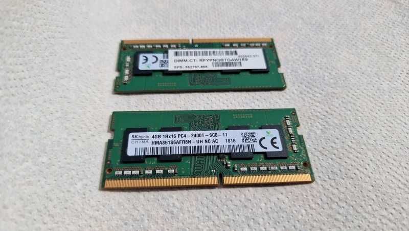 4 Gb DDR4 - 2400 SODIMM Notebook (2 Unidades)