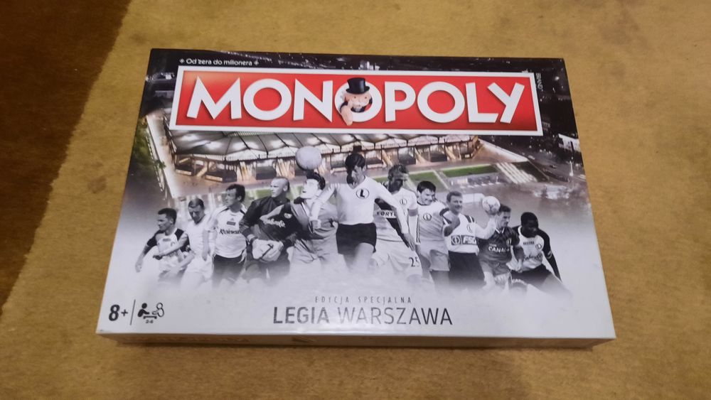 Monopoly Edycja Specjalna Legia Warszawa - Unikat !!!