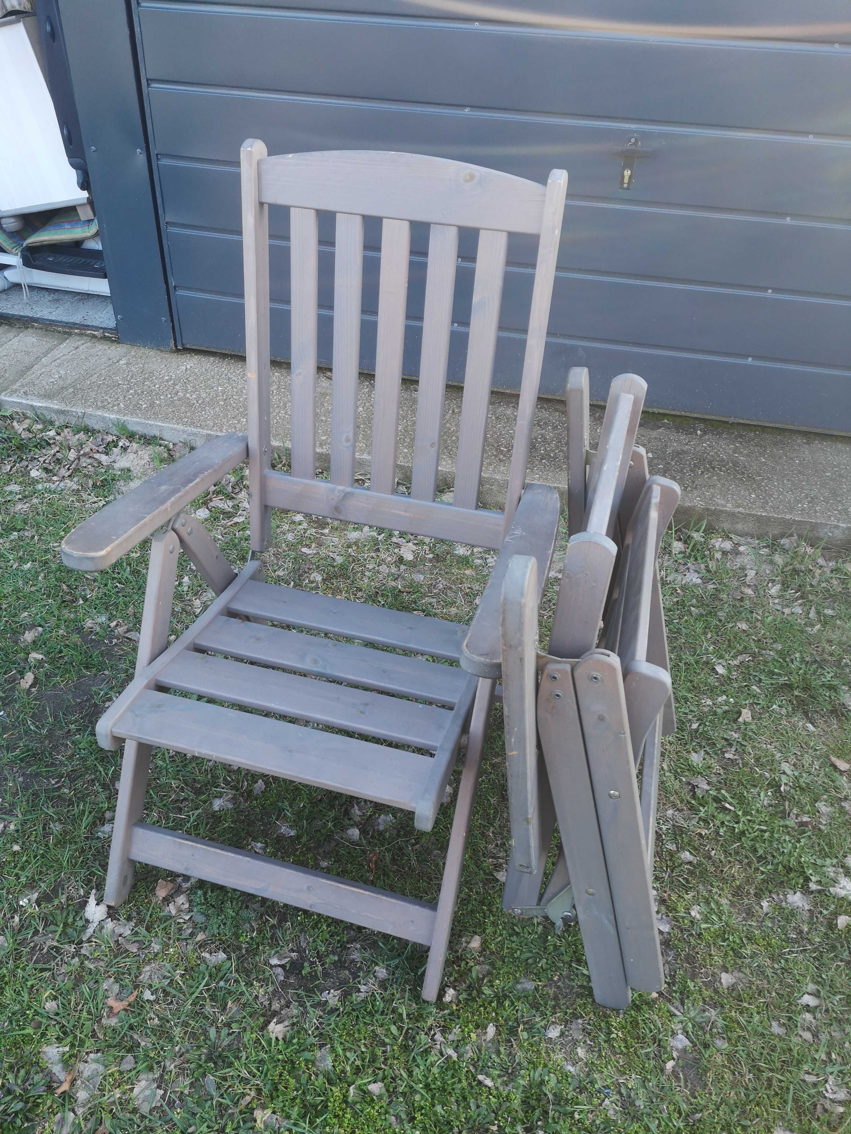 Drewniane krzesła ogrodowe Harbo SWEDEN