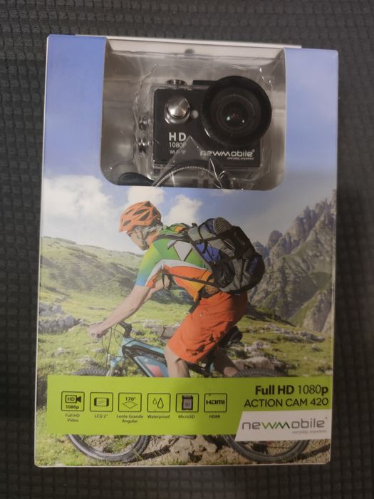 Câmera de Filmar Action Cam Full HD 1080p