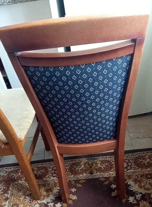 Krzesło Bawaria DKRS 2, drewniane, tapicerowane, solidne