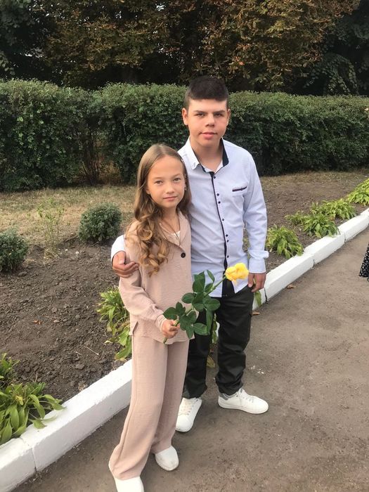 Костюм штани та рубашка жатка,134 розмір