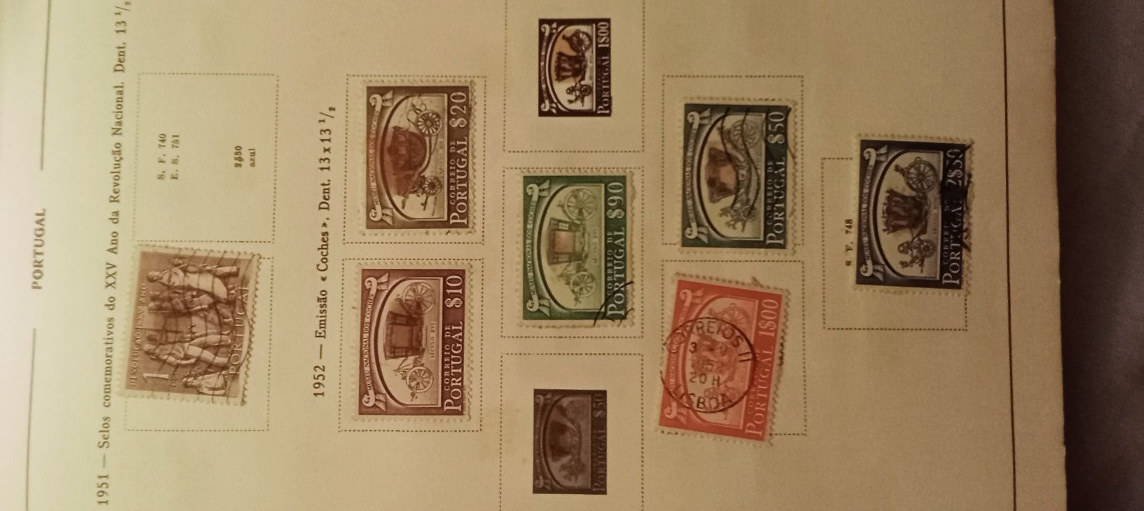 Vendo selos antigos