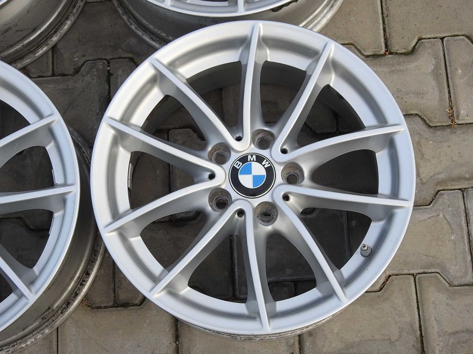 4x Alufelgi BMW Oryginał 17'' 5x120 ET 32 7,5J Super Stan + Czujniki