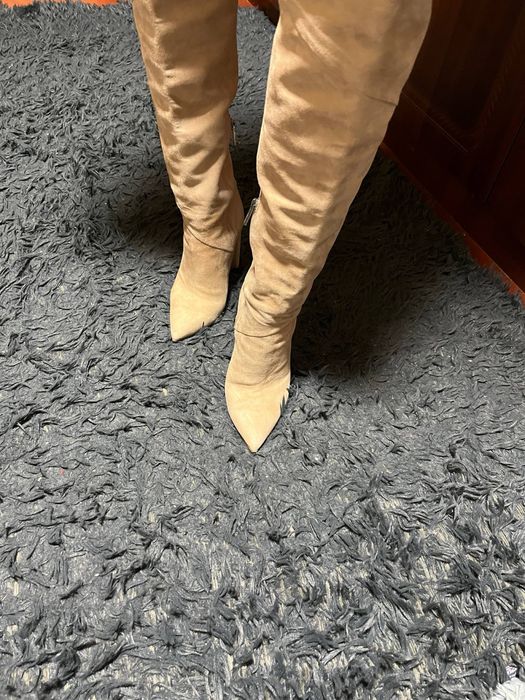 Замшеві Ботфорти Vero Cuoio