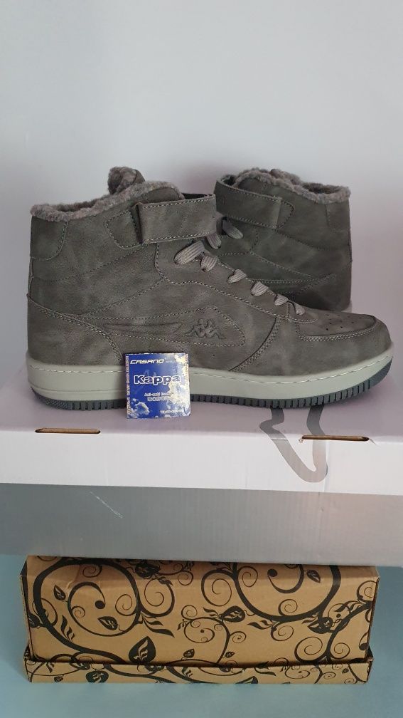 Śniegowce męskie Kappa kolor szary rozmiar 45 / wkładka 29 cm
