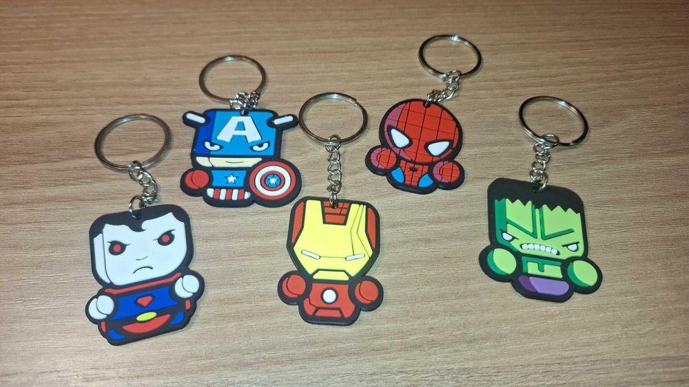 Super Zestaw - 5x Brelok - Breloczek Marvel Avengers