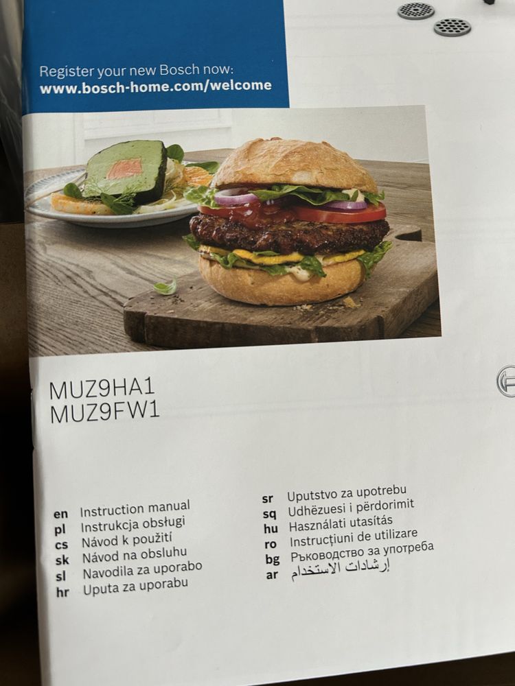 Przystawka do mielenia mięsa Bosch nowa