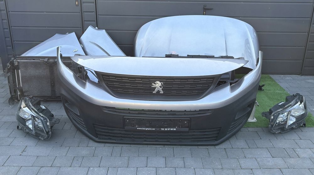 Peugeot Partner IV przód Zderzak Maska chłodnice Lampy błotniki Kca