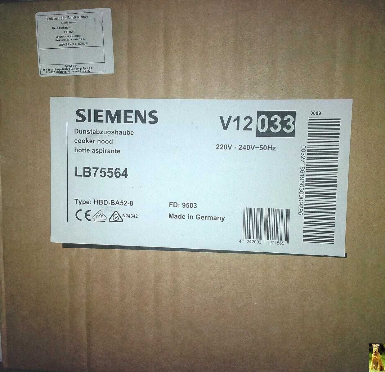 Okap Kuchenny Siemens LB75564 Niemiecka Precyzja i Cicha Praca