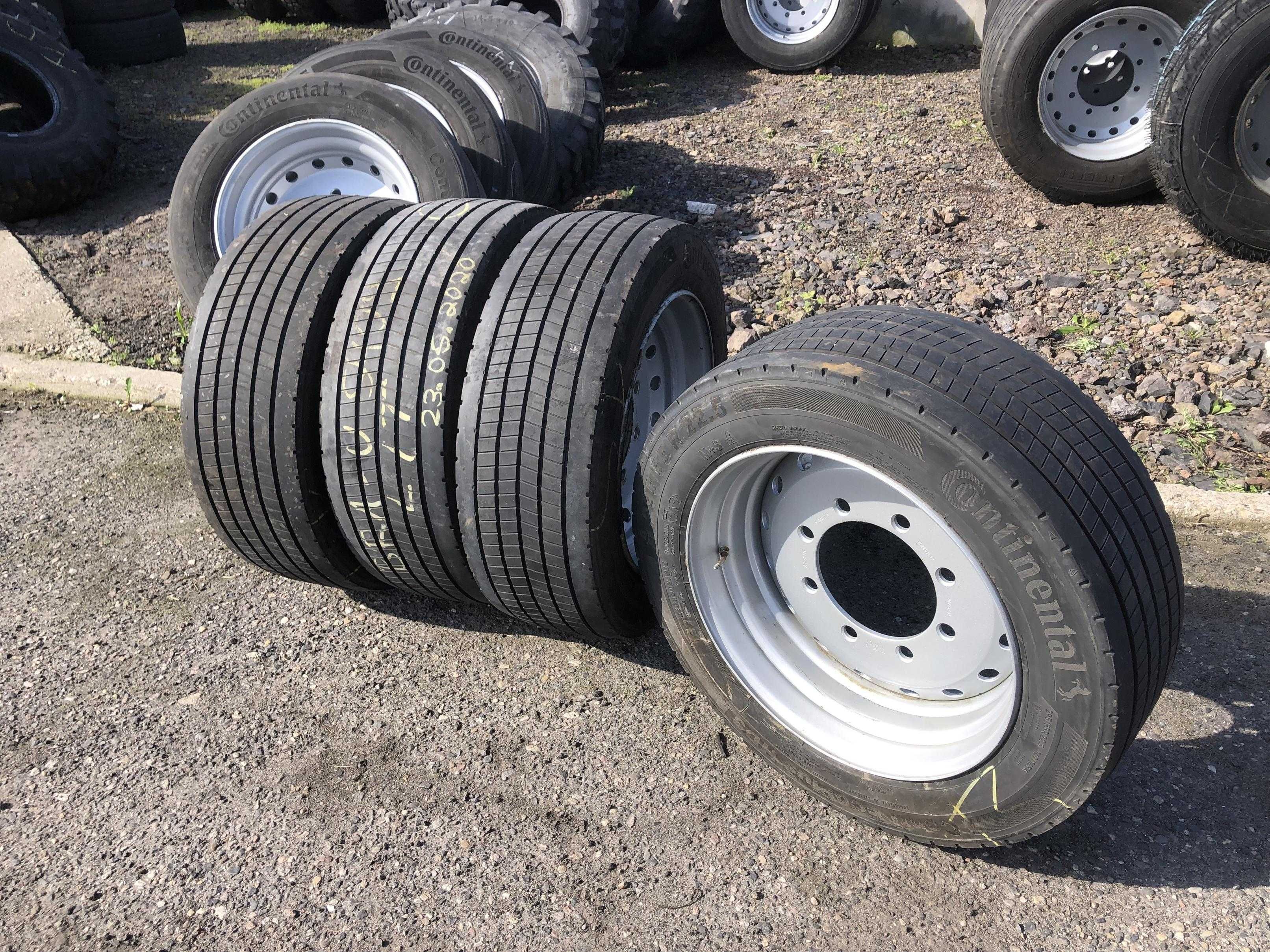 Koła do Przyczep HL 295/55r22.5 Wysokość 87cm 8-Otworów ET-0 FELGA NOW