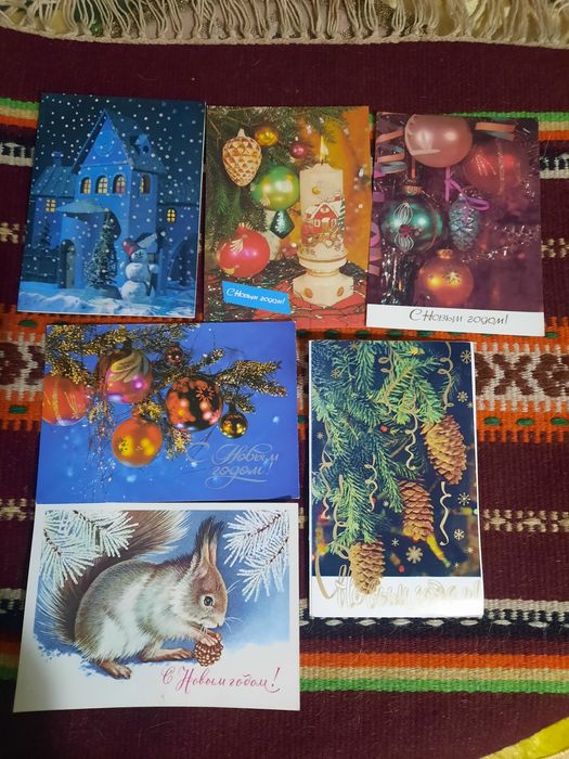 Листівки (откритки),чисті 70-ті