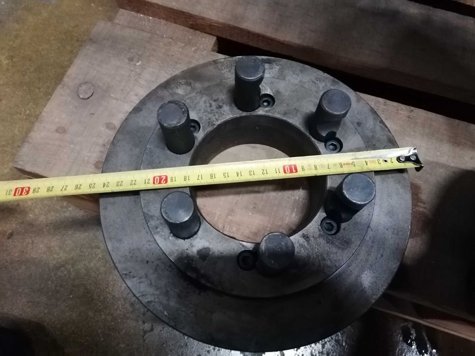 Prato 4 grampos torno mecânico