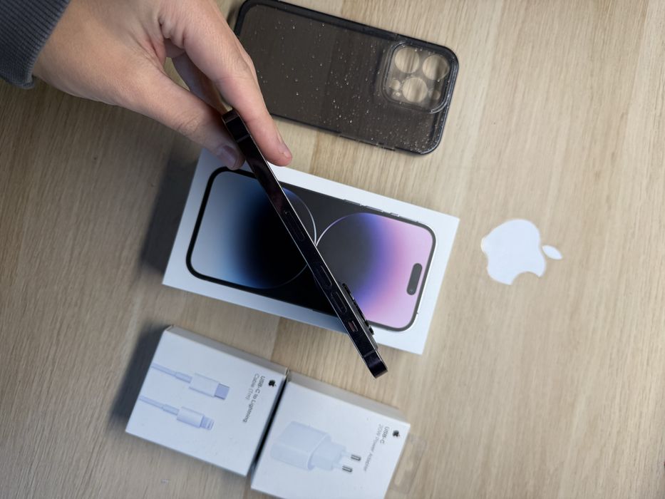 iPhone 14 Pro 128gb fioletowy bateria 100% komplet