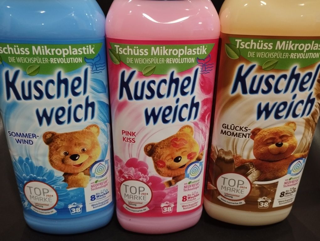 KuchelWeich kuchel weich 3 x 1 L z Niemiec płyn do płukania tkanin