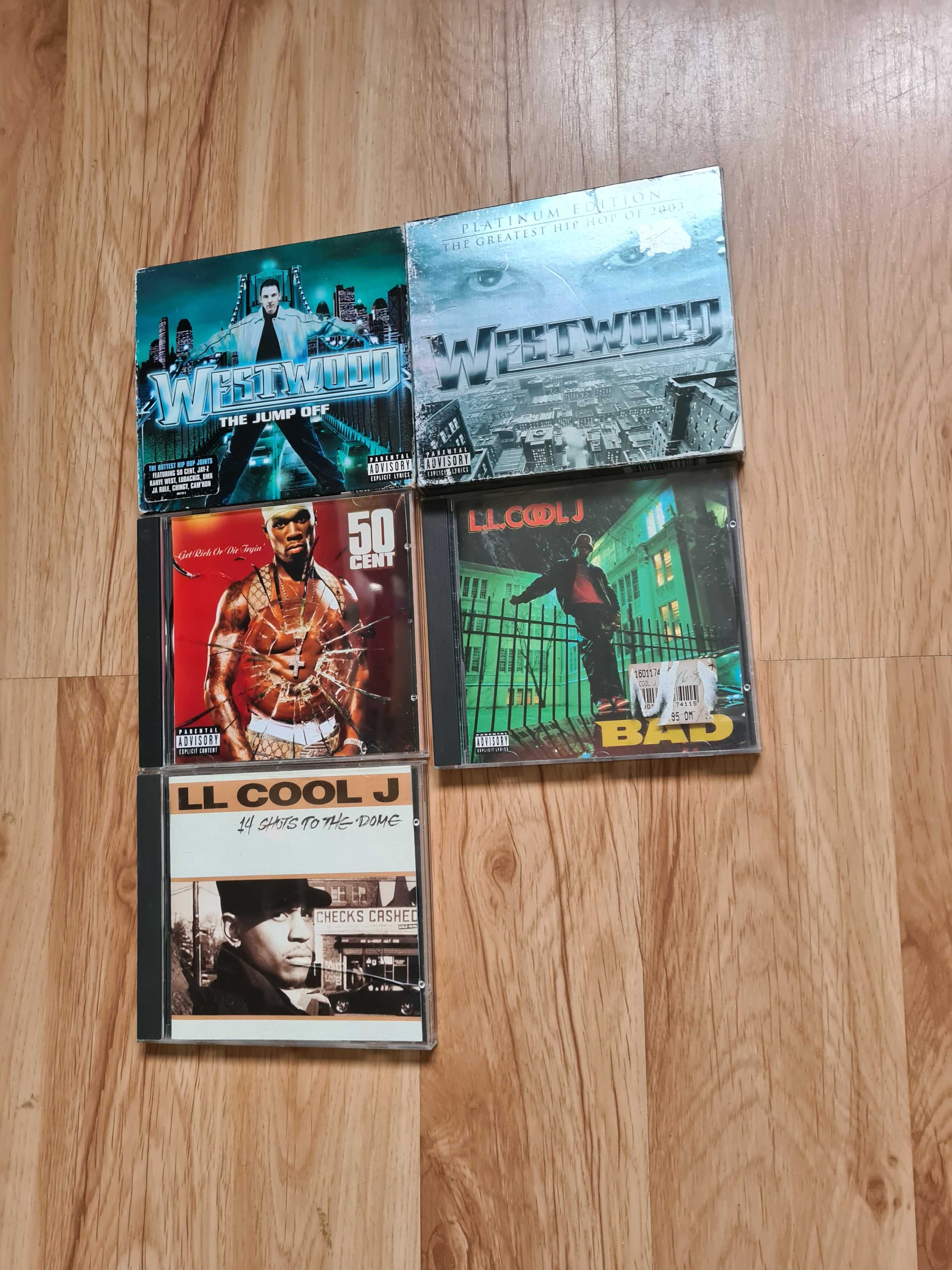 Mega rap zestaw Ol dirty bastard dmx terror squad ll cool j 2pac  7 cd
