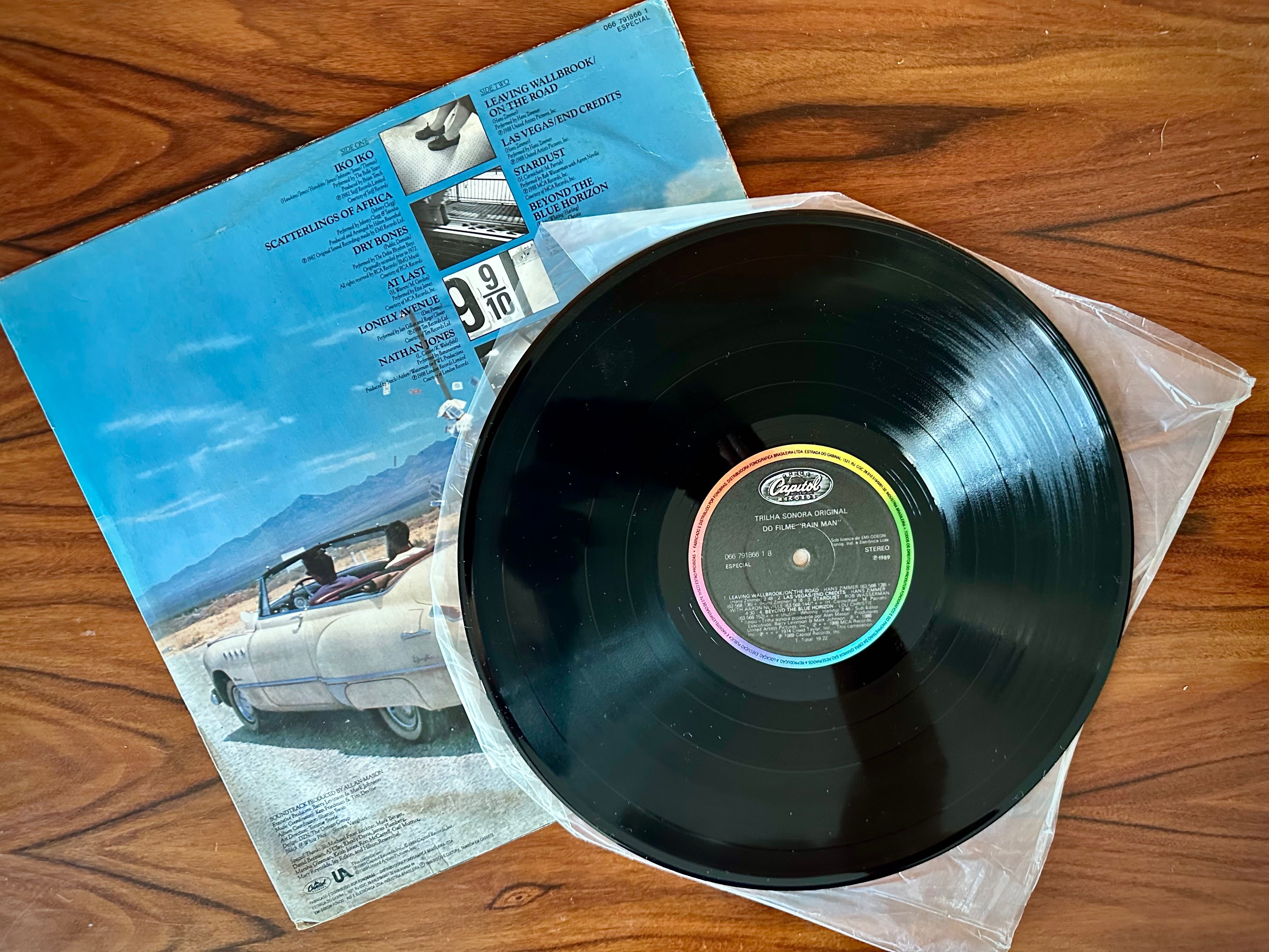 Disco vinil Rain Man