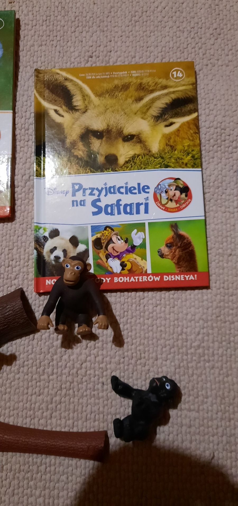 Przyjaciele na Safari szympansy i goryl