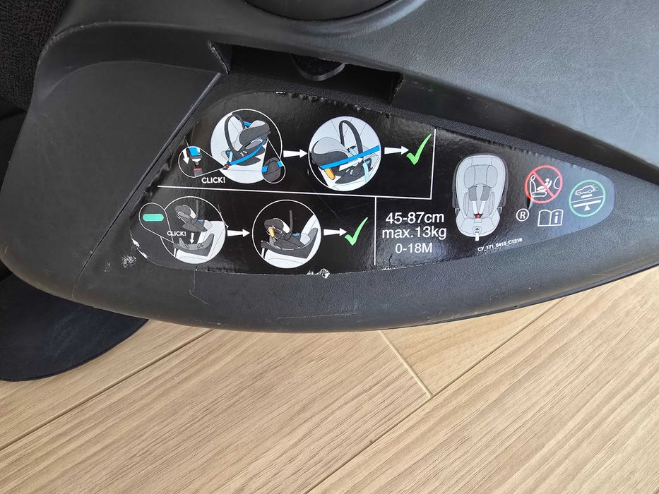 Ovo Cybex Cloud Z i-Size + redutor + adaptadores carrinho