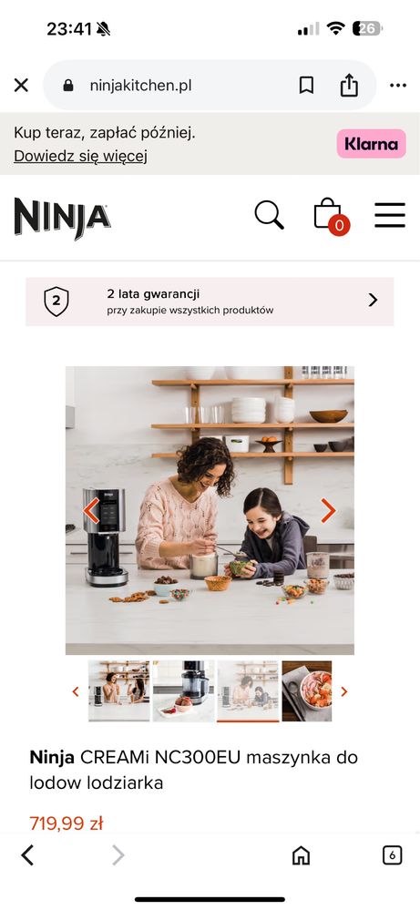 Ninja CREAMi NC300EU maszynka do lodow lodziarka
