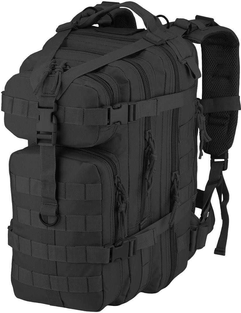 CAMO Plecak taktyczny turystyczny wojskowy ASSAULT 25L Black