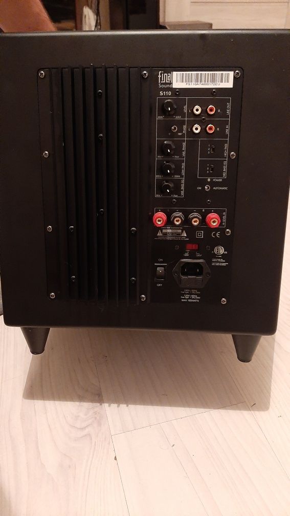 subwoofer firmy final s110 stan bd