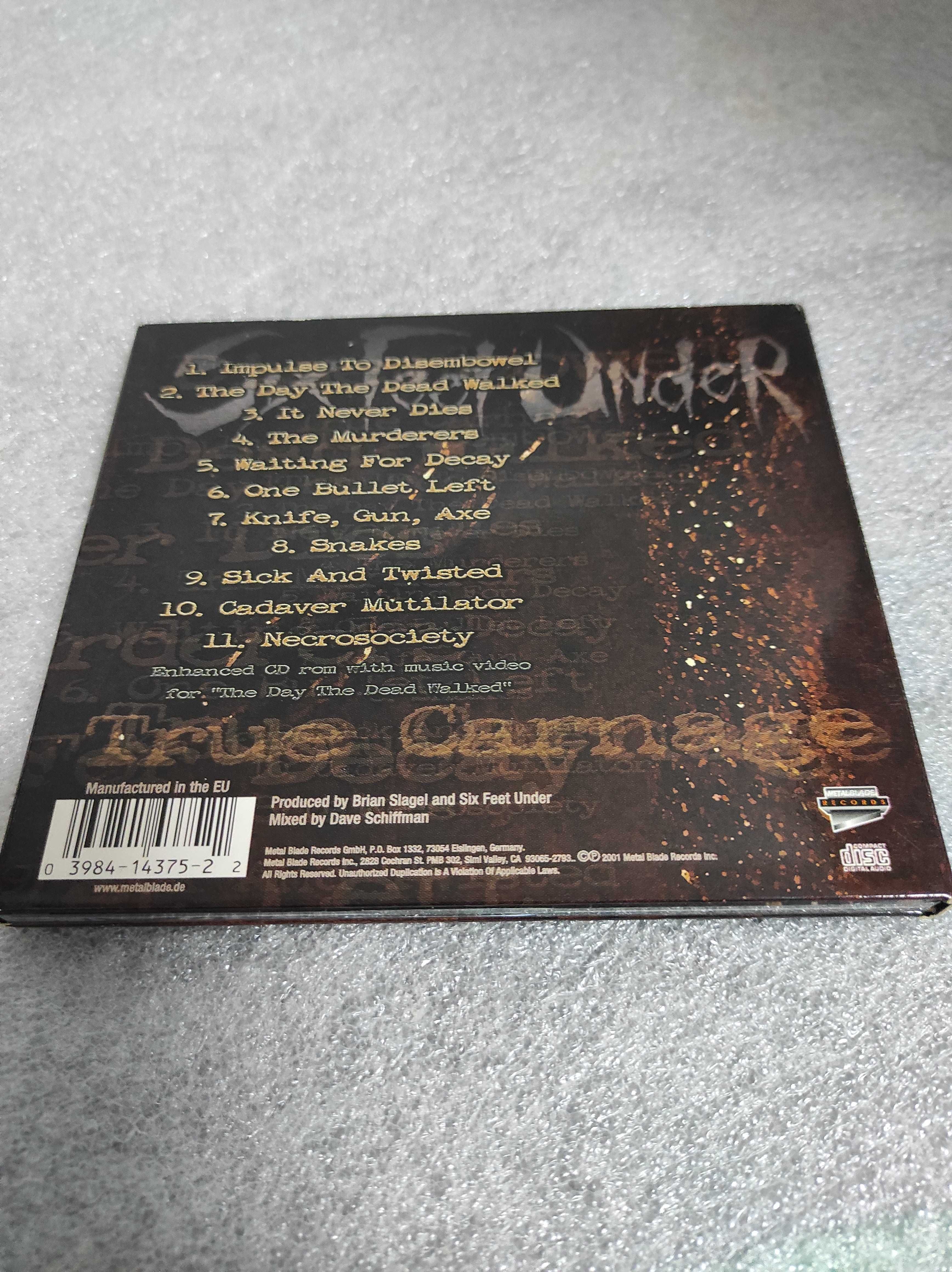 2 CD Six Feet Under Commandment + True Carnage Death Metal