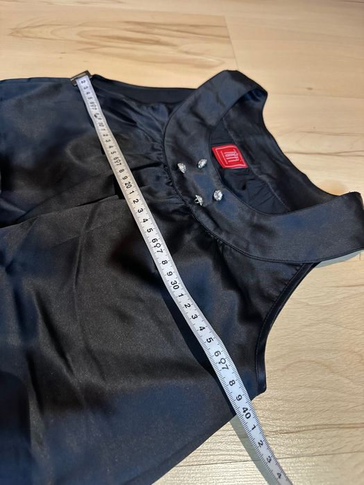 Tiffi Top bez ramion czarny