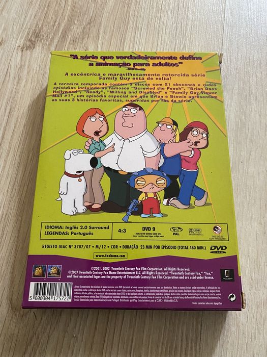 Family Guy - 3 temporada DVD