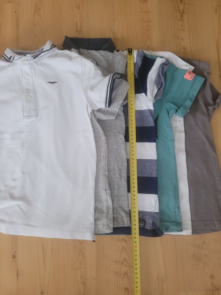 Zestaw koszulki t-shirt 122 H&M Smyk Reserved Hampton Rep.